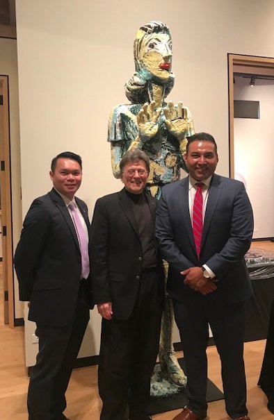 NTWealth's tweet photo. #NorthernTrust in Orange County &amp; guests enjoyed an exclusive art preview of the secret Buck Collection.  Dean Barker of the #UCI Claire Trevor School of the Arts unveiled the first works from this private collection. https://t.co/nt41gOY58f  #UCIArts #BuckCollection @UCIrvine https://t.co/1F2YqqqjAx