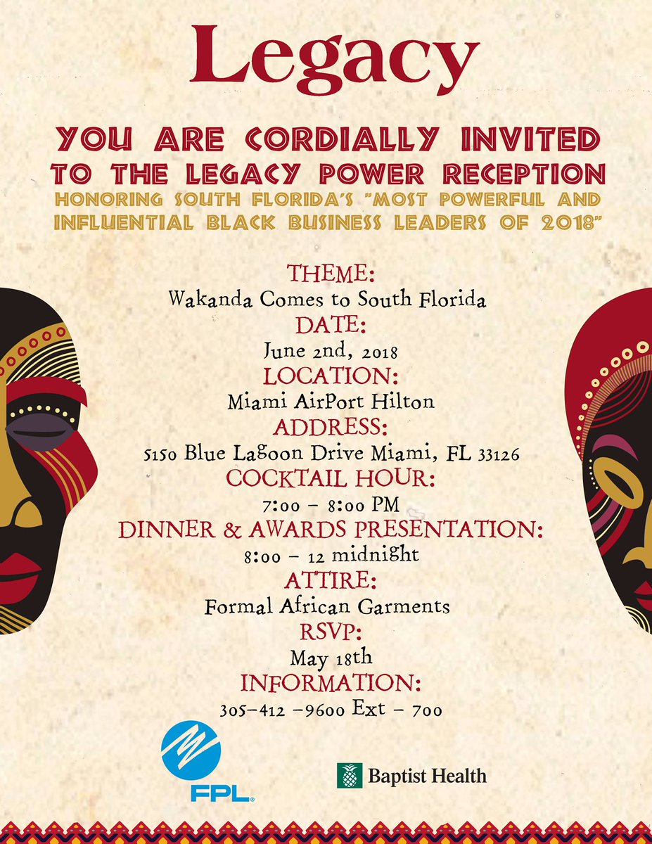 BOMAlliance's tweet photo. Legacy Reception Honoring the " 50 Most Powerful &amp; Influential Black Business Leaders of 2018" Purchase tickets https://t.co/loQMQn1AbG https://t.co/dr93D2xfjg
