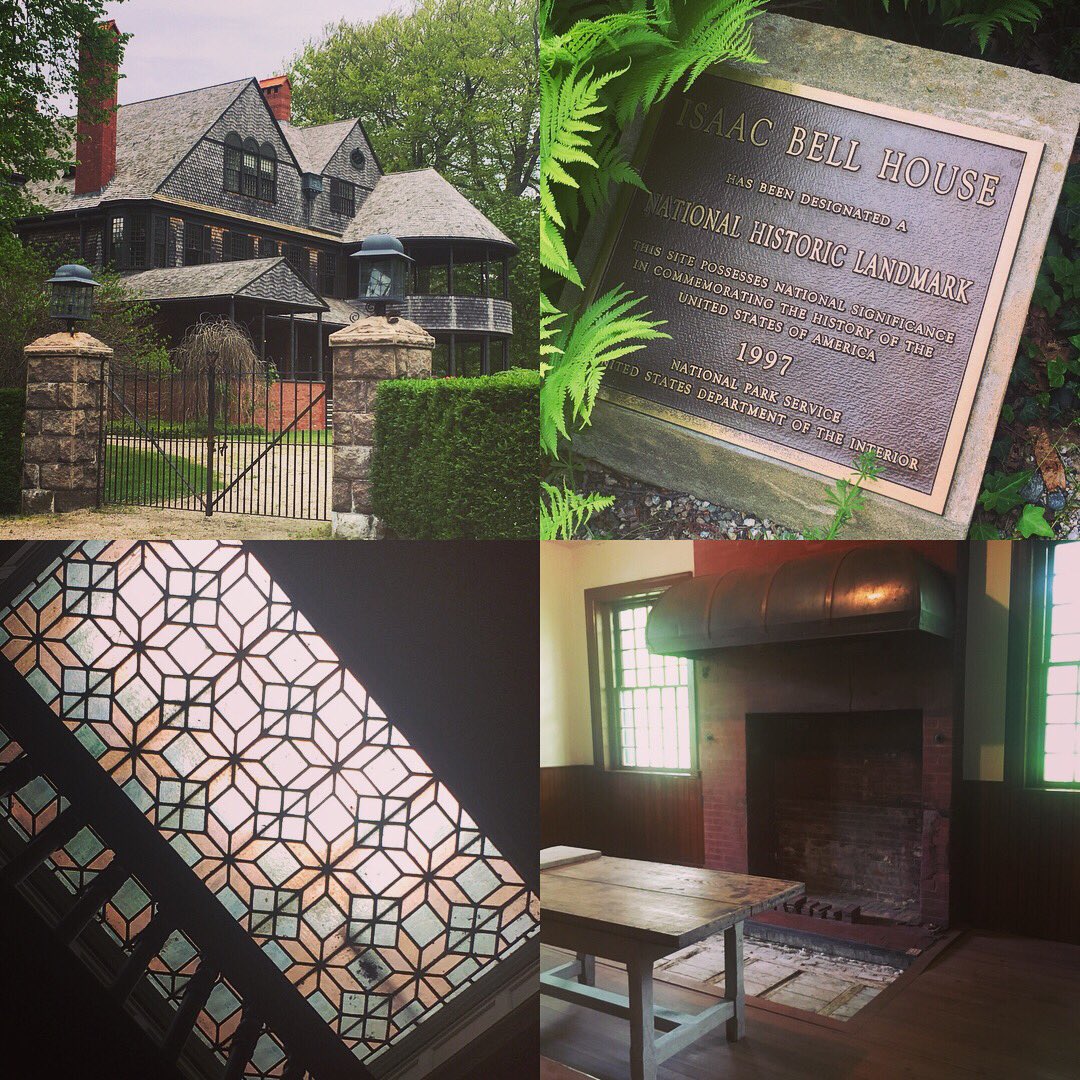andreabarch401's tweet photo. I visited the Isaac Bell house today! #newportmansions #mckimmeadandwhite #shinglestylearchitecture #innovative #historicpresevation @SavingPlaces @DscvrNewport #thisplacematters @AIANational https://t.co/CJadHtI96V