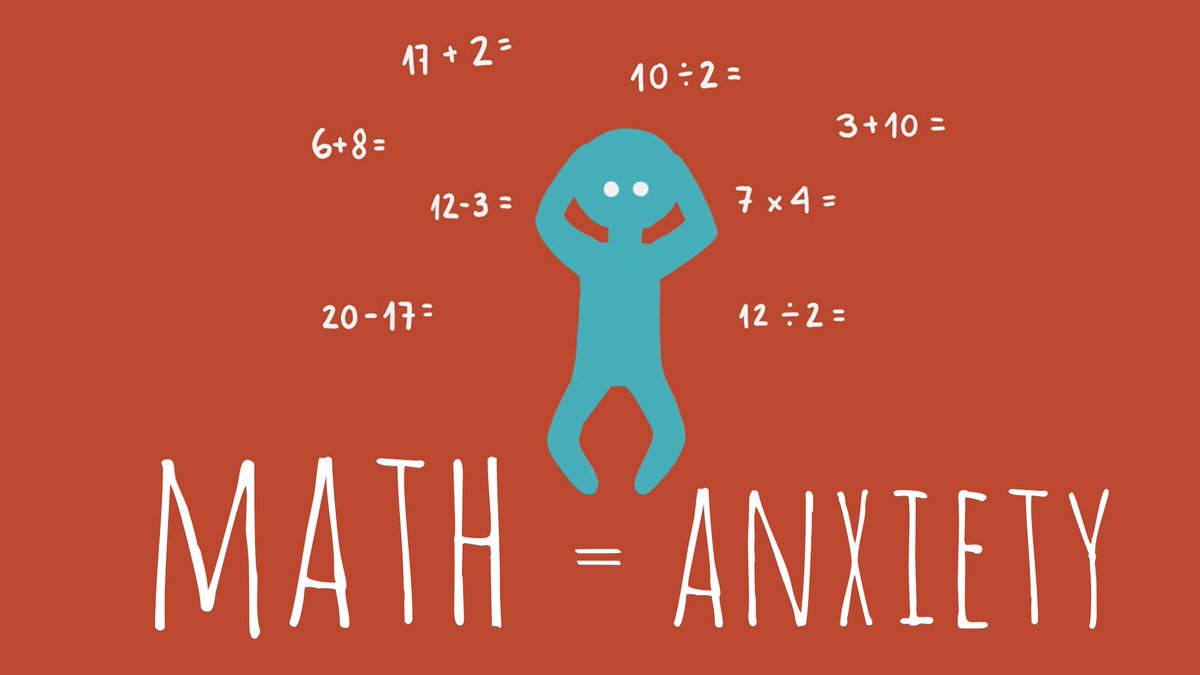 TED_ED's tweet photo. Have you ever sat down to take a math test and immediately felt your heart beat faster and your palms start to sweat? Researchers think about 20 percent of the population suffers from math anxiety. What’s going on? And can it be fixed? https://t.co/NEbV4ihOr2 https://t.co/2TcLhY7U5F