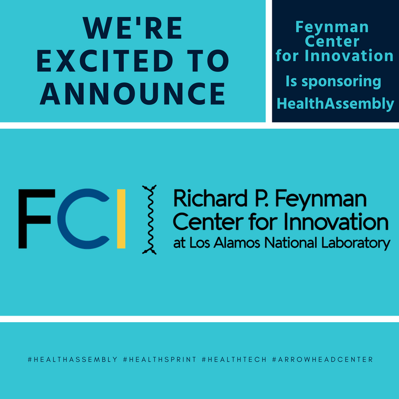 ATI_Arrowhead's tweet photo. We'd like to thank our friends at #FeynmanCenterforInnovation​ for sponsoring #HealthAssembly! June 14th! #HealthSprint #HealthTech #ArrowheadCenter https://t.co/mLoGxwXxb8