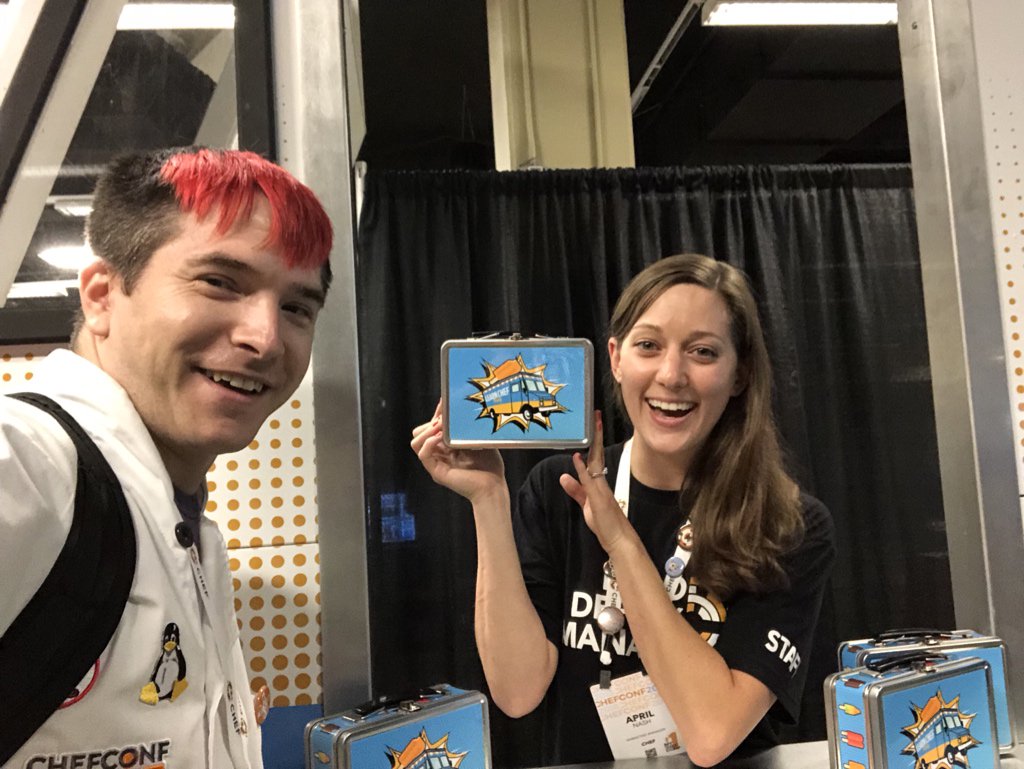martinisoft's tweet image. Checking out the #LearnChef booth at #ChefConf :D