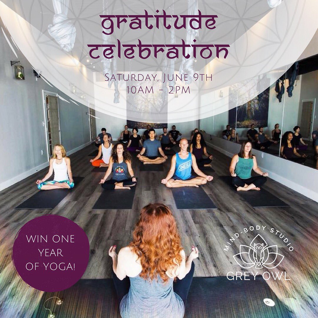 cOMe join us June 9th from 10AM - 2PM for a Gratitude Celebration in honor of our amazing Grey Owl cOMmunity & all the love you've shown us during our first year of operation! 💛✨
#greyowlmb #gratitudecelebration #oneyearanniversary