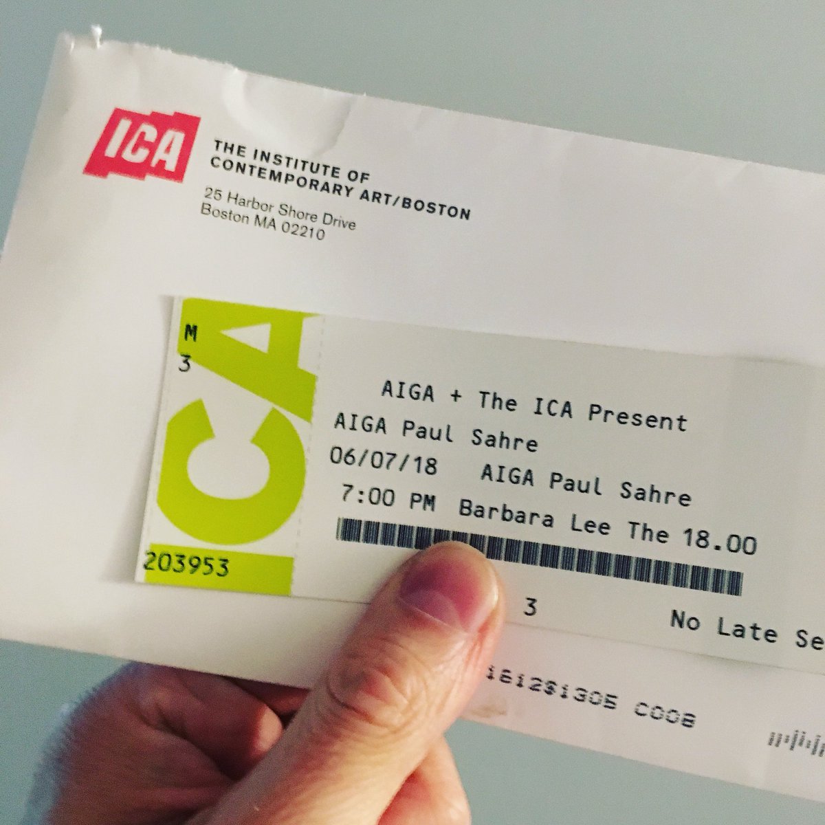 DavidGorhamDsgn's tweet photo. .@psahre the #twodimensionalman at the @ICAinBOSTON June 7th who’ll be there with me? https://t.co/bENmzTpQhX