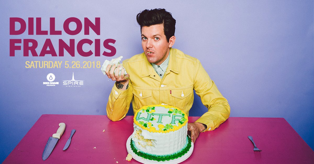 thespireclub's tweet photo. This Memorial Day Weekend, join us for the return of @DILLONFRANCIS, Saturday May 26th! 🎂 🔊 Tickets are moving fast, get yours today at: https://t.co/wPGeCv4cxR https://t.co/HcYyo4SHLP