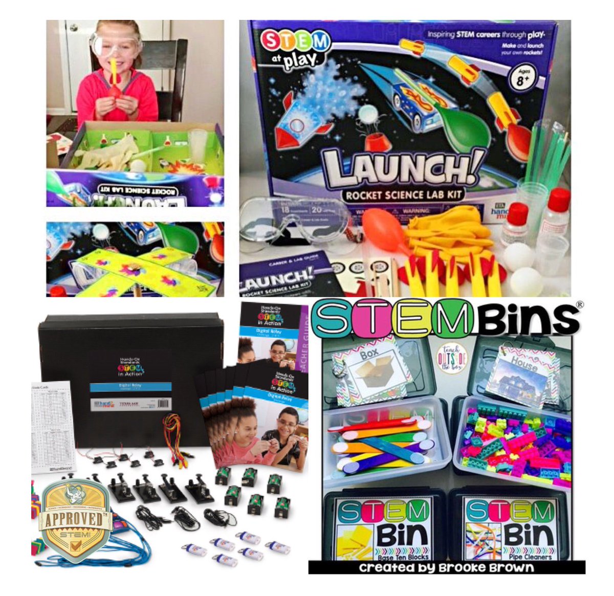 stemdotorg's tweet photo. VERNON HILLS, ILL. (PRWEB) MAY 22, 2018-- @ETAhand2mind today announced #STEMInAction, #STEMAtPlay and #STEMBins are the first supplemental #STEMkits to earn our coveted #STEMApproved trustmark. 🚀
Press Release = https://t.co/jpwp6F13Qf https://t.co/9xWjbMqTLd