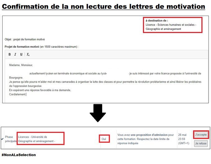 Parcoursup ils ont fais des dingueries