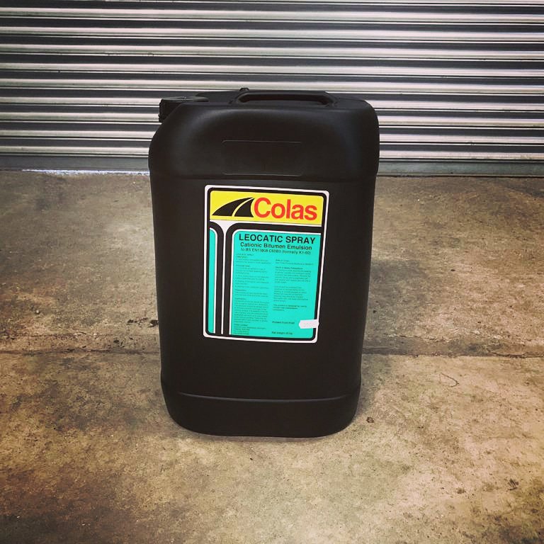 SurfacingSimply's tweet photo. Colas Leocatic K160 in 25 litre drums now in stock. #asphalt #tarmac #tarmacing #surfacedressing #surfacing #tackcoat https://t.co/hfz3G1b80x