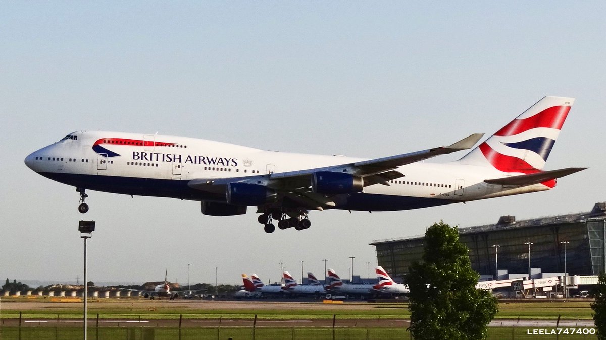 leela747400's tweet photo. And here's another British Airways B747-436 arriving home on Saturday from JFK... because I can! 😄😍 #B744 #QOTS #IVG #BA178 #LHR #RWY09L #avgeek https://t.co/t0X4VBL1LX