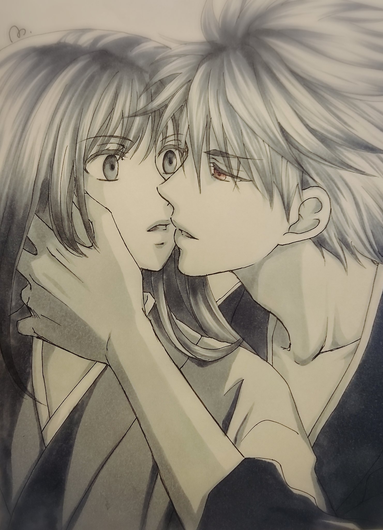 み 今日はキスの日らしいので 急遽キス画を描いてみた 所要時間1時間強 頑張ったなe ﾌｰ 手が空いた途端に描き殴ったんで 粗さと姫の微妙さはご了承ください W ﾍﾟｺﾘ キスの日 T Co Ut66kagwre Twitter