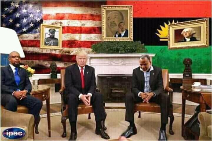 HancaryE's tweet photo. @realDonaldTrump @WhiteHouse Hope you will also welcome our leader #Nmazi Nnamdi Kanu. The Leader of #IPOB. Long live #Trump. God bless #Biafra on up coming #BiafraReferendum2018. 
30th May #sitatHome. Our referendum date. https://t.co/1ohCb5Temp
