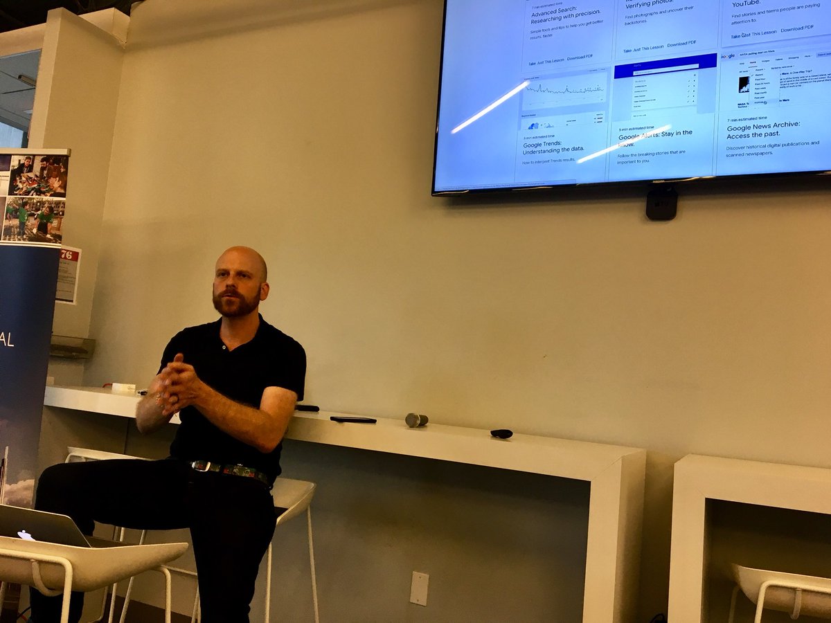 Generocity's tweet photo. “Fake news” is actually “misinformation, disinformation and propaganda” — @nickdigital 🗞#TechCommonsPHL https://t.co/h1ZPvwPWAj