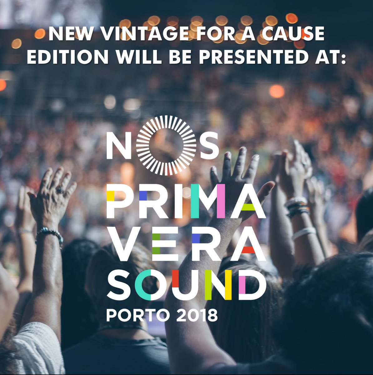 VintageForCause's tweet photo. We are extremely proud to announce that our next edition will be presented at NOS Primavera Sound!

Music and fashion are two sides of the same coin, so we ask there is a better place to present our new edition?

#circularandinclusivefashion #NOSPrimaveraSound #TwistingLifes https://t.co/0EnTv5GtID