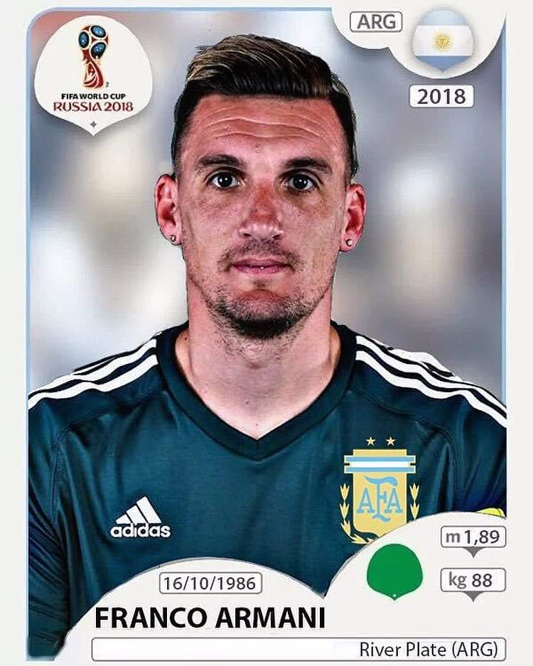 TinoasprillaH's tweet photo. No tengo dudas de que Armani será titular en Rusia y muchos por estos lados la van a tener adentro todo el Mundial. 
Grande Armani, sos un arquero Top en el mundo, te merecés lo que estás viviendo, acá no te merecíamos. https://t.co/iOYbegSpjp