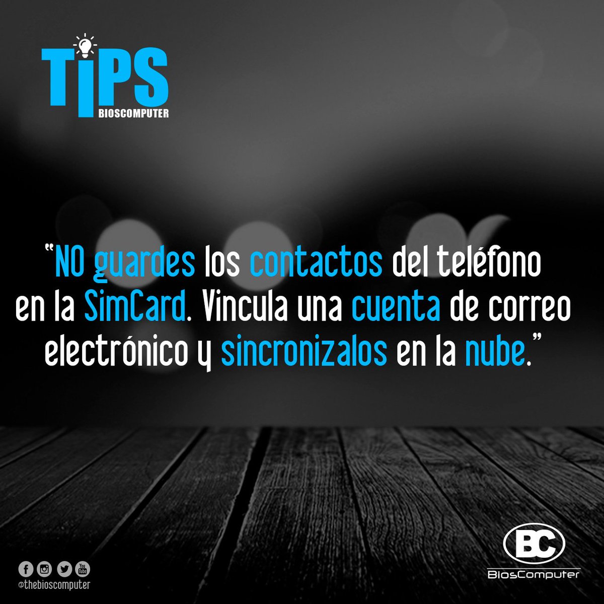 thebioscomputer's tweet photo. Ten muy en cuenta éste #TipBC y algun día nos agradecerás 😎 https://t.co/AgI7GsFo7I