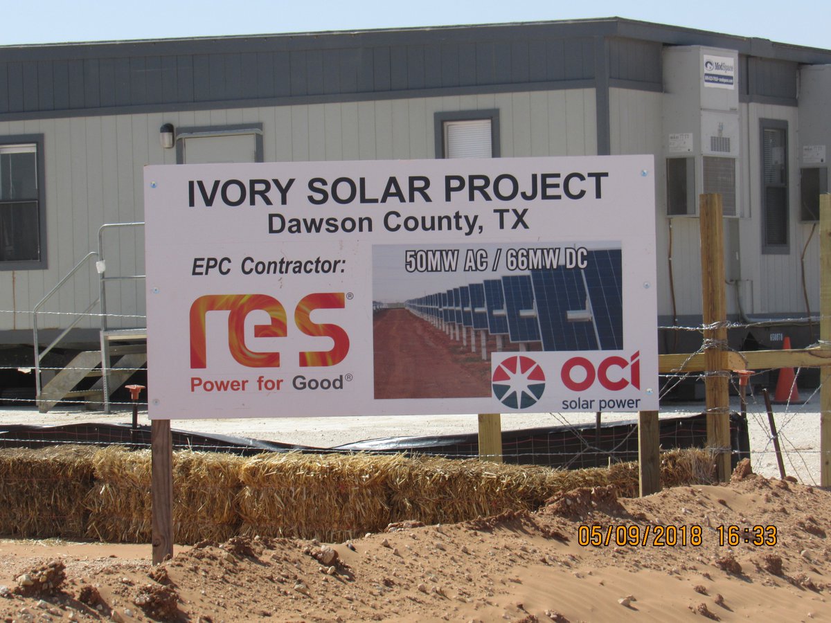 Oci Solar Power Llc On Twitter Projectivory Our 50 Mwac