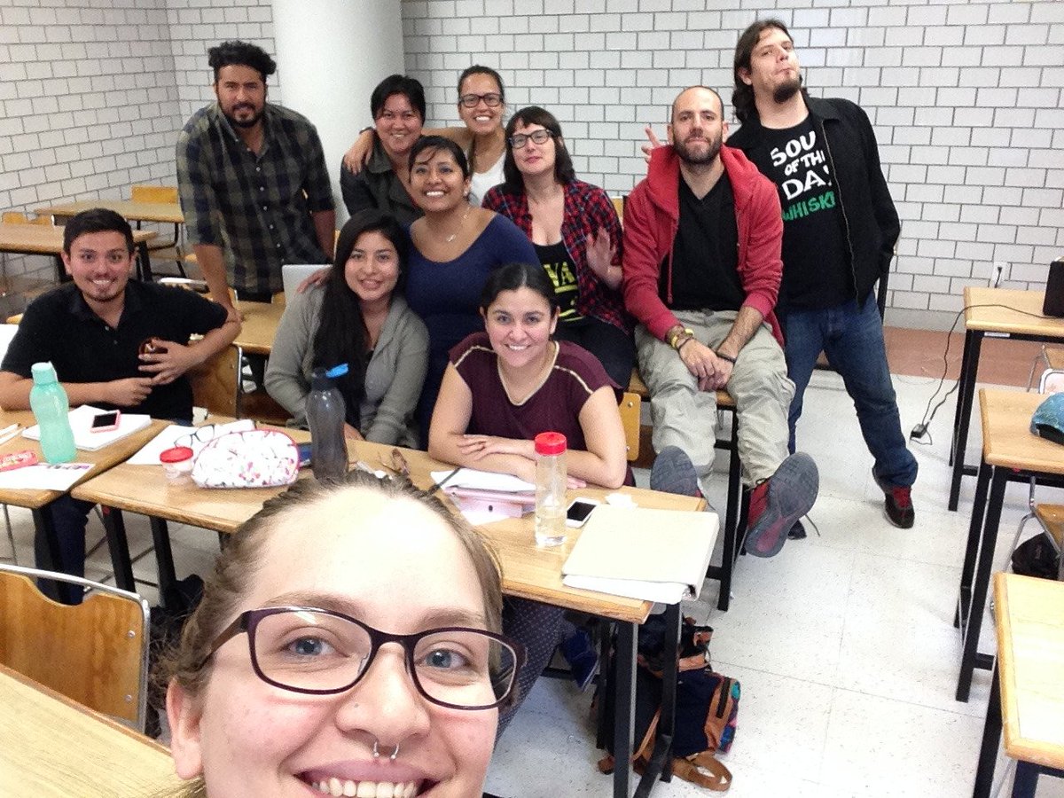CesarArcano's tweet photo. Discussing topics, sessions, scholars and networks of #datajustice18 at @MADIC_UAMC @uamcuajimalpa Great work over there. Saludos desde México. https://t.co/AdKedid0A9