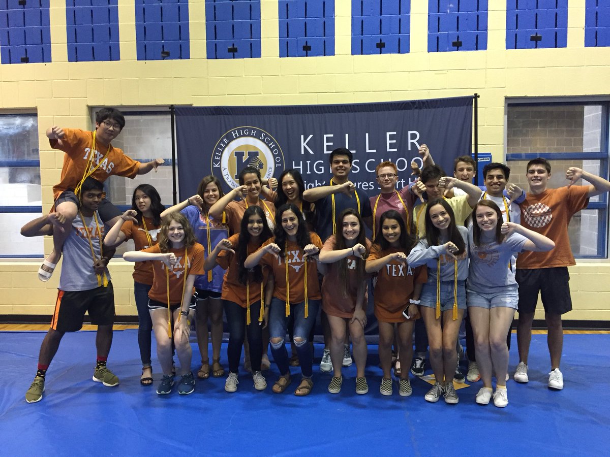Seniors going to UT <a href="/UTAustin/">UT Austin</a> <a href="/KHSIndianNation/">Keller High School</a>
