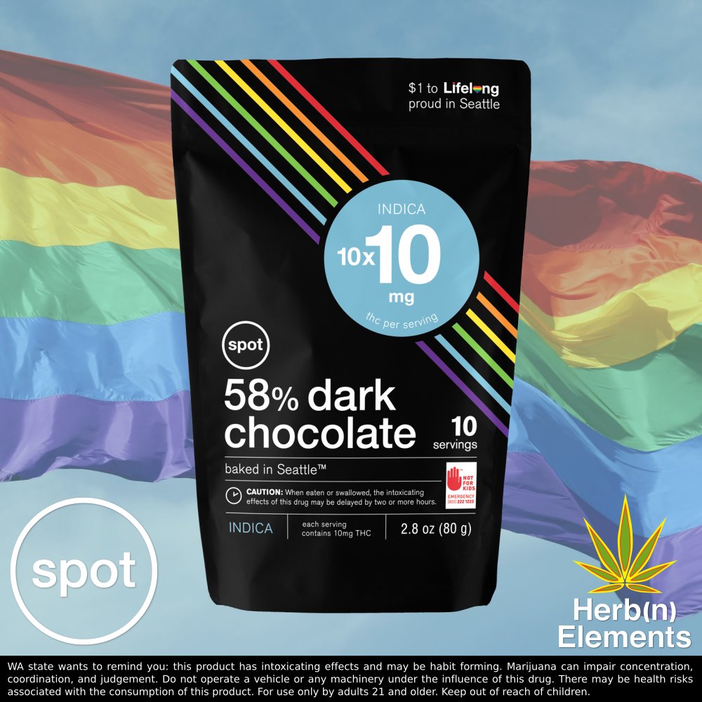 In honor of Pride month, we teamed up with <a href="/spotSEATTLE/">spot</a> to raise money for <a href="/LifelongWA/">Lifelong</a>'s Chicken Soup Brigade 🏳️‍🌈 For every Pride-themed bag of chocolates or fruit chews sold, Spot and <a href="/HerbnElements/">Herbn Elements</a> will each donate $1 to help people with serious illnesses 🧡 #i502 #seattle