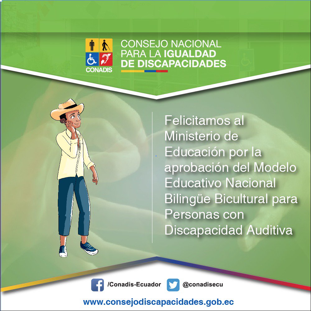Conadis Ecuador V Twitter Educacion Ec Ya Cuenta Con Modelo