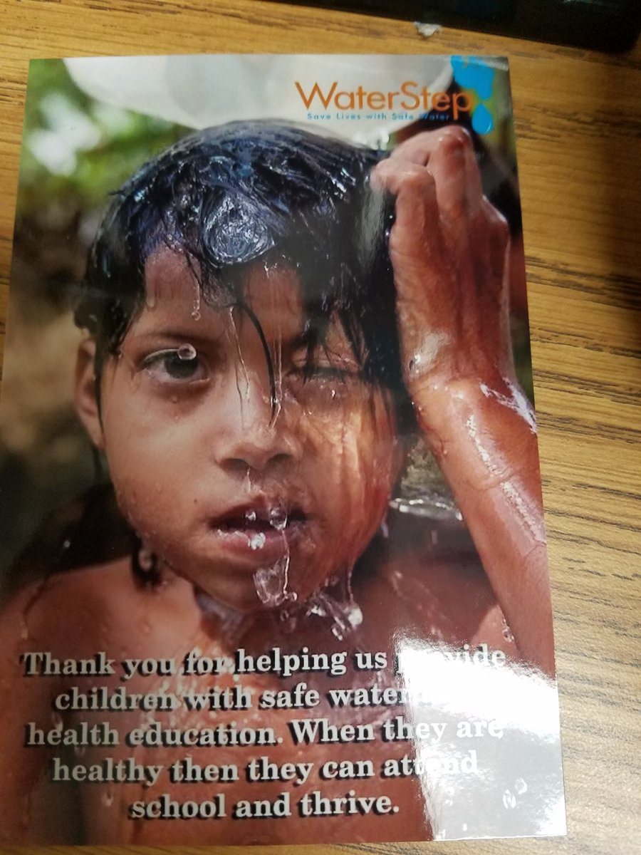 MaryCDaugherty's tweet photo. So proud that @Legacy6th students @ShelbyEast partnered with @WaterStep to begin creating their own legacy of positive change in the world! #flourish #changemakers https://t.co/asxdczOQ2t