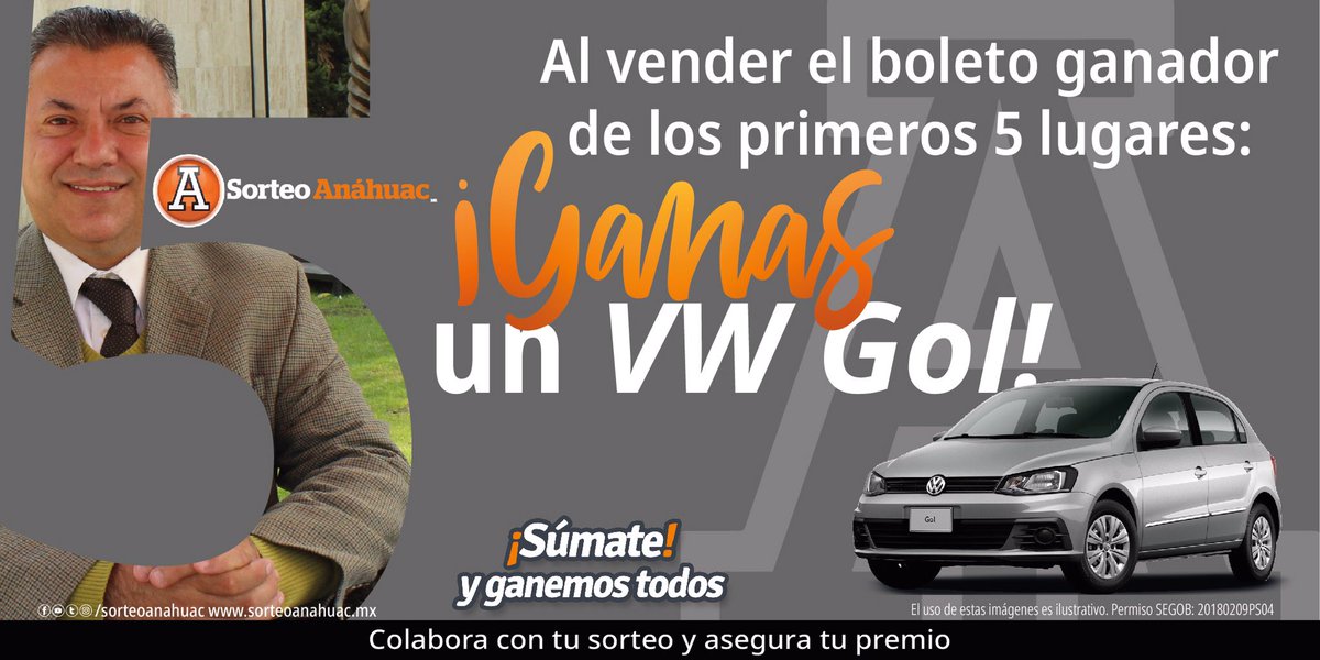 SorteoAnahuac's tweet photo. ¡Colaborando tú puedes ser el dueño de un auto VW Gol 2018! #SorteoAnahuac #ColaboroConMiSorteo https://t.co/TEE5ZPe3Dk