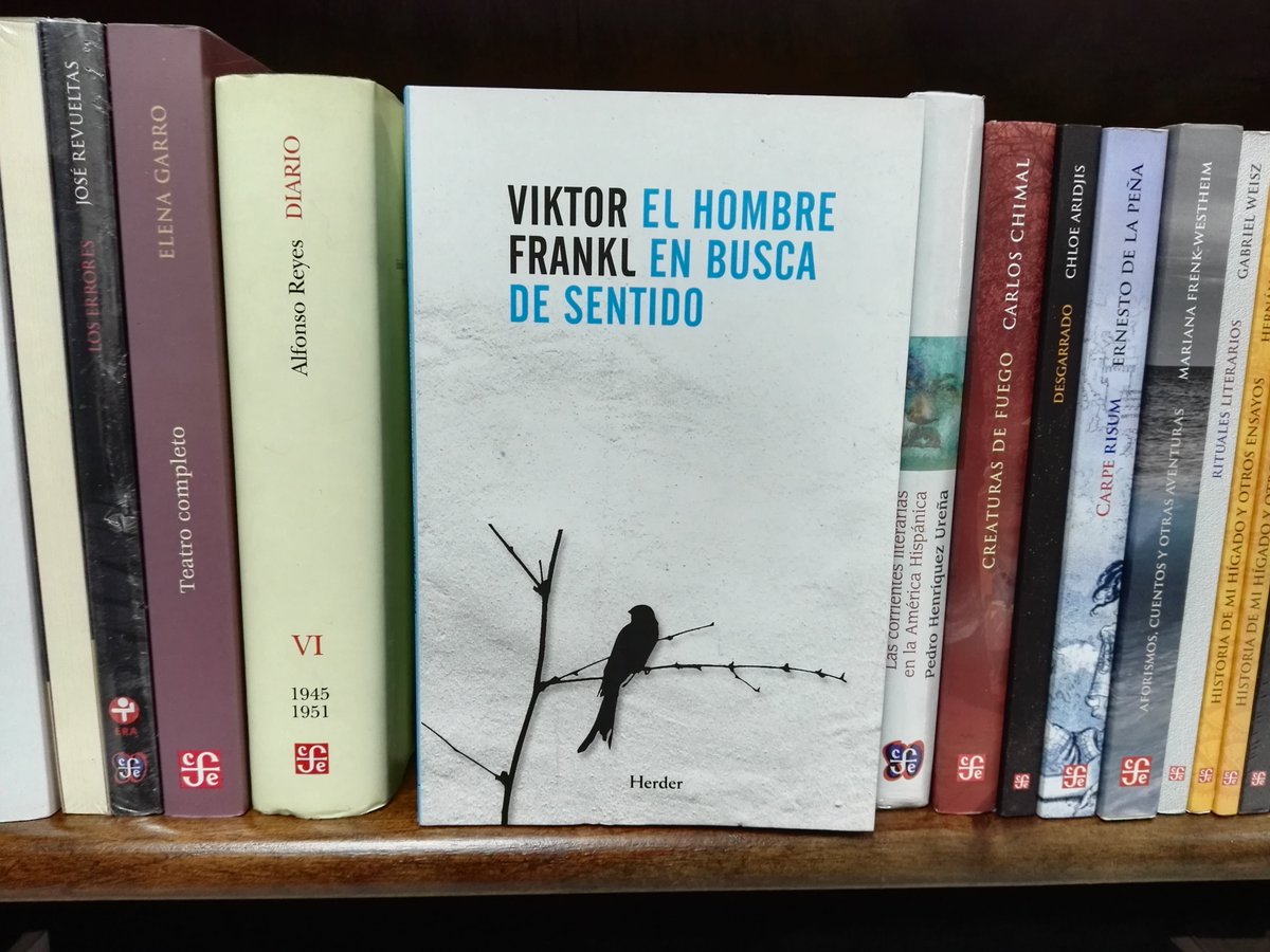 FCEGuatemala's tweet image. #RecomendaciónLibros
&quot;El hombre en busca de sentido&quot; Este libro se centra en varios hallazgos cruciales del doctor Viktor Frankl, que ponen de manifiesto nuestro deseo inconsciente de descubrir un sentido definitivo a la vida. Encuéntralo en nuestra librería Luis Cardoza y Aragón