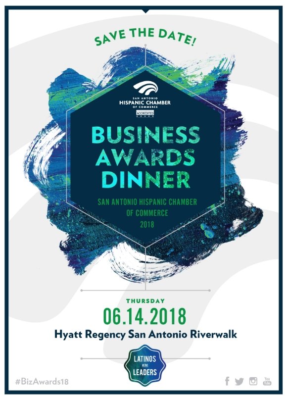 SAHispanicCC's tweet photo. Your Hispanic Chamber will Honor 9 of San Antonio’s Most Influential Business Leaders at the 2018 Annual Business Dinner that will be held Thursday, June 14 at the Hyatt Regency Riverwalk San Antonio!
Read more: https://t.co/Q8iAng1ici https://t.co/L8EunWVFjO