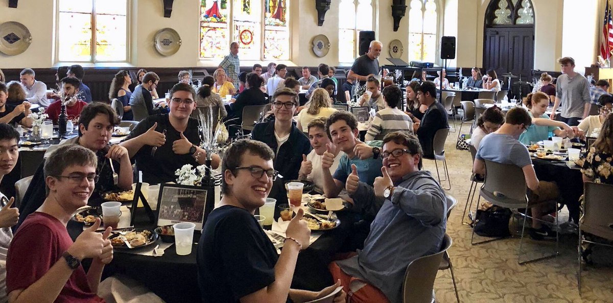 SignatureSchool's tweet photo. Amazing senior luncheon today . . . so many feels! We will miss you all! Special thanks to the best PTSA ever! #Only2moredays #FriendshipGoals https://t.co/oNAgybzDHZ