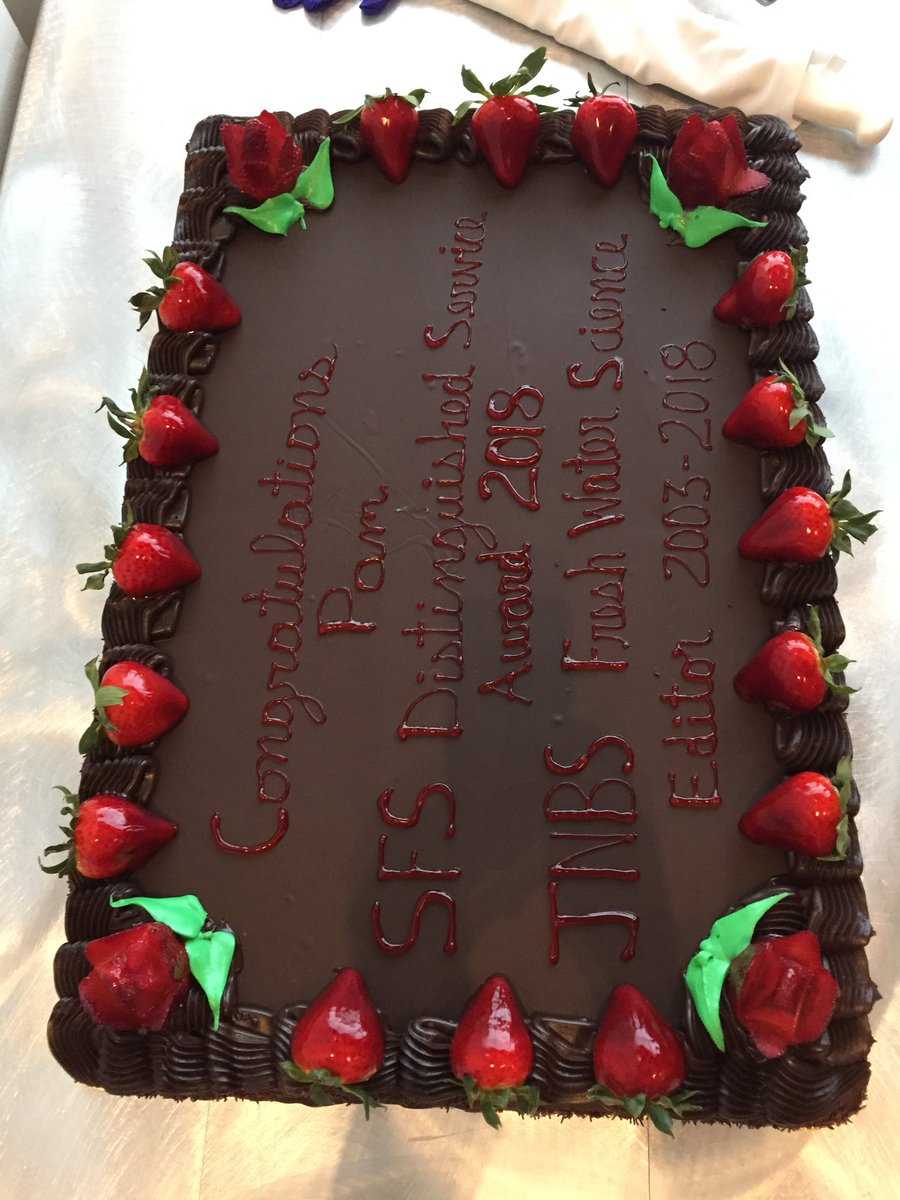 Congratulations to Pam Silver for her selfless service as EIC of our <a href="/BenthosNews/">Freshwater Science</a> journal Freshwater Science #2018SFS accolades richly-deserved!