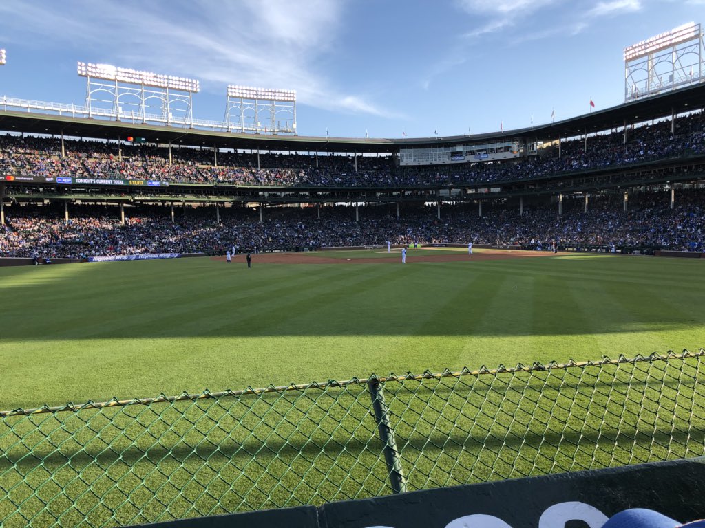 smullet13's tweet photo. Go Tribe!! #Wrigley #BucketList https://t.co/vYTq5QqsJ4
