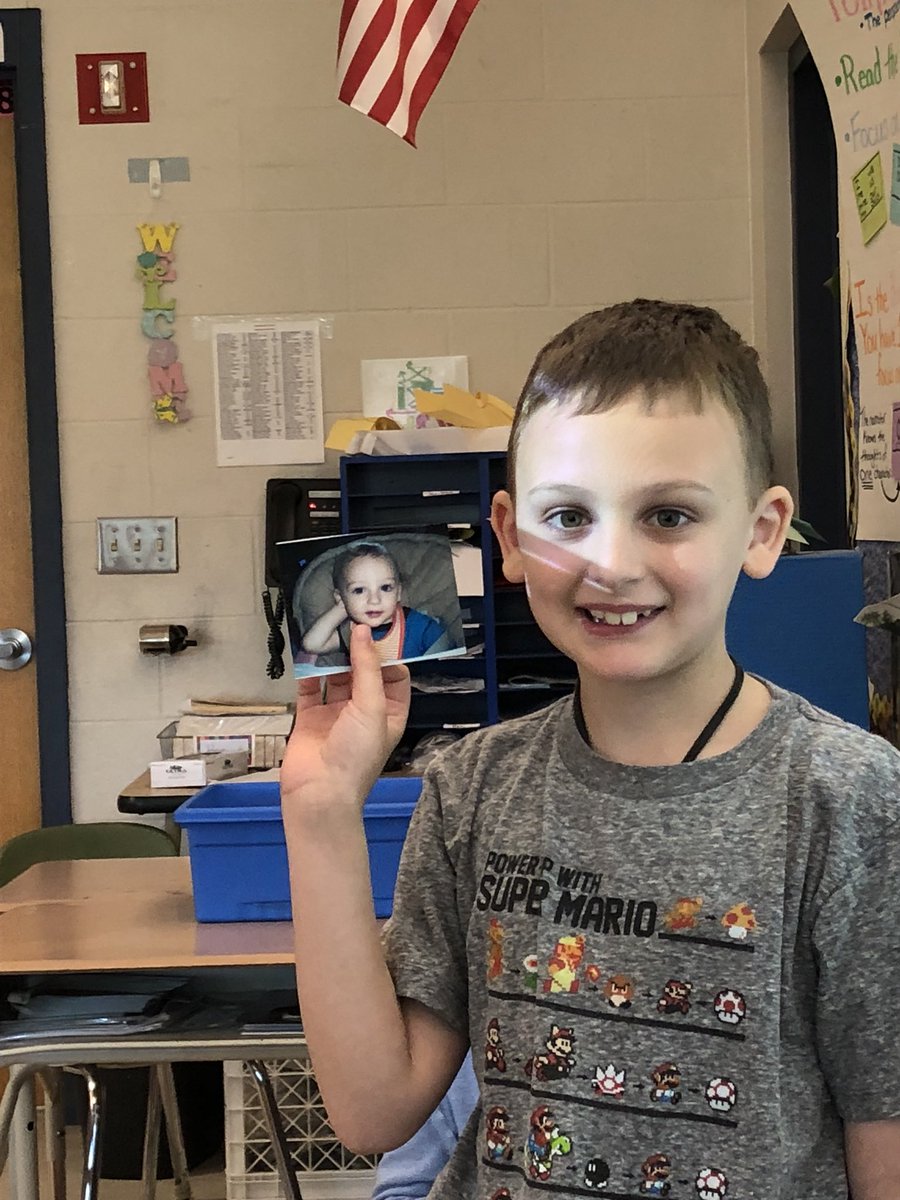 “A” Science Day and “B” baby picture day