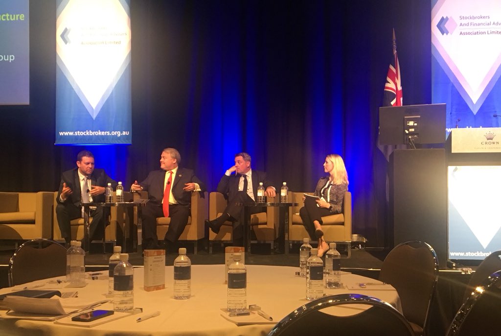 SAHuddo's tweet photo. Amazing stat from UBS’s David Rabinowitz at the @StockbrokersAA conference.  As part of coming rebalancing of global indices for A Shares, some 2bn of passive and 8bn of active money about to flow to China.  #2018SAFAA #SAFAA2018 https://t.co/Ni0ma6xPs4