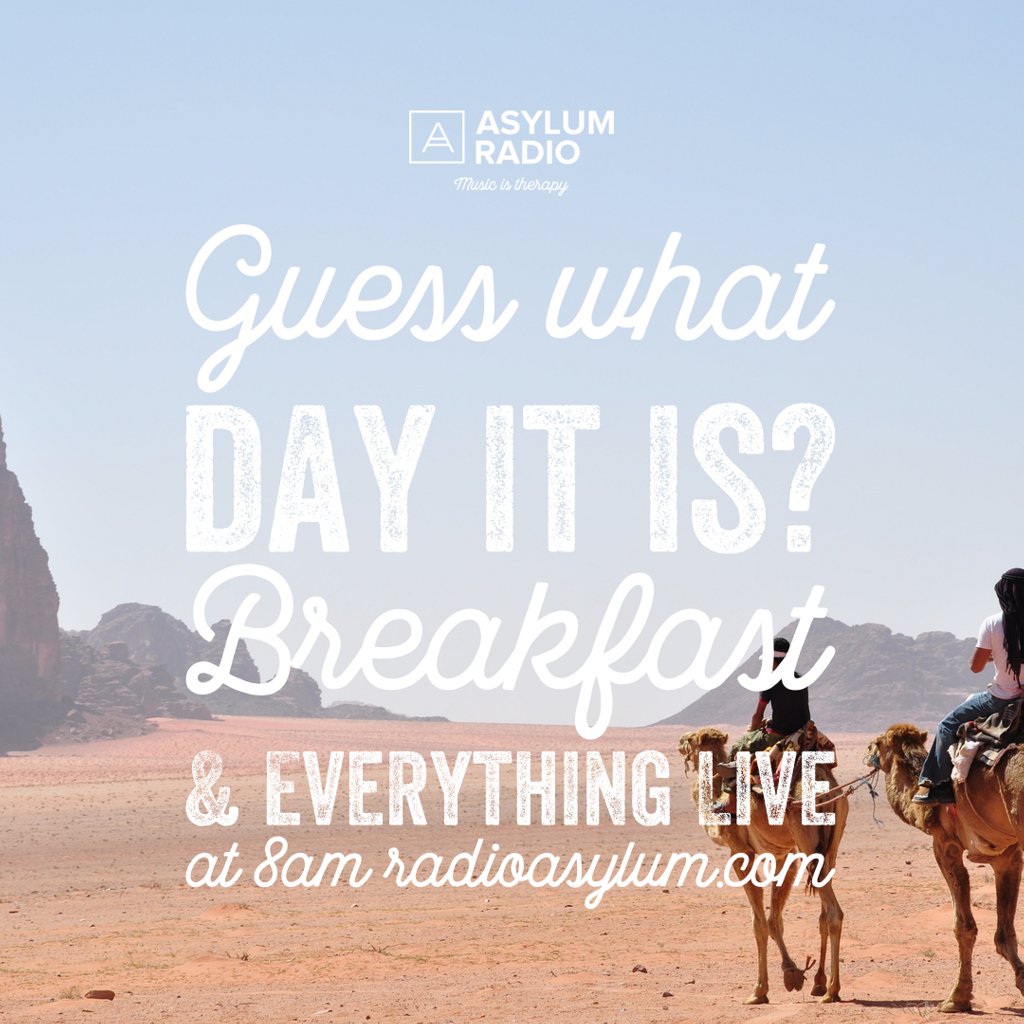 AsylumRadio2's tweet photo. Hint: the camels give it away! Wrap that hoodie tighter and wrap tour fingers around a mug as we get into it on #BAEwithB on https://t.co/KBFGP1qMlM live right now! https://t.co/p7iIhOucjc