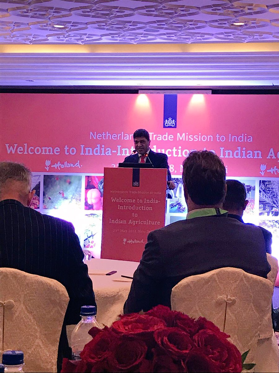 Horticulture and Dairy will be the drivers for growth for the Indian agriculture sector according to Dr. Dalwai, Minister of Agriculture and Farmer Welfare #NLIndia #NLIndia <a href="/nlhandelsmissie/">NLhandelsmissie</a> <a href="/rvo_int_Ond/">RVO Internationaal</a>