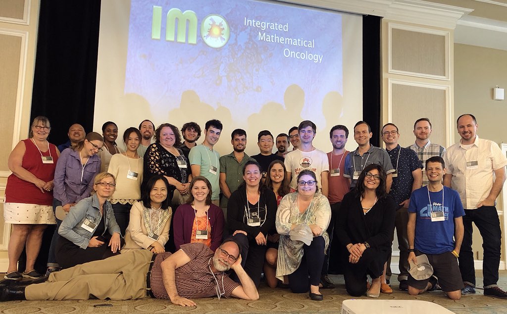 ara_anderson's tweet photo. We've come a long way in 10 years of @mathonco - massive thanks to all of you who made this possible! @dbasanta @theheikman @EvolSci @CancerConnector @pgerlee @MRobertsonTessi @jillagal @cgatenbee @jeffreyjizzle @DrMeghanFerrall @D4N__ @MathBioEB @amkarolak @CosmicArturo &amp; more! https://t.co/lBRrdVmkQS