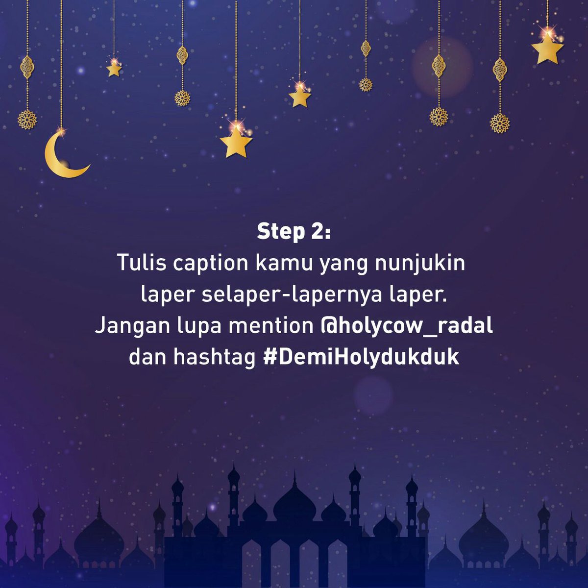 HOLYCOW Steak Hotel On Twitter Caranya 1 Upload Foto Muka Laper