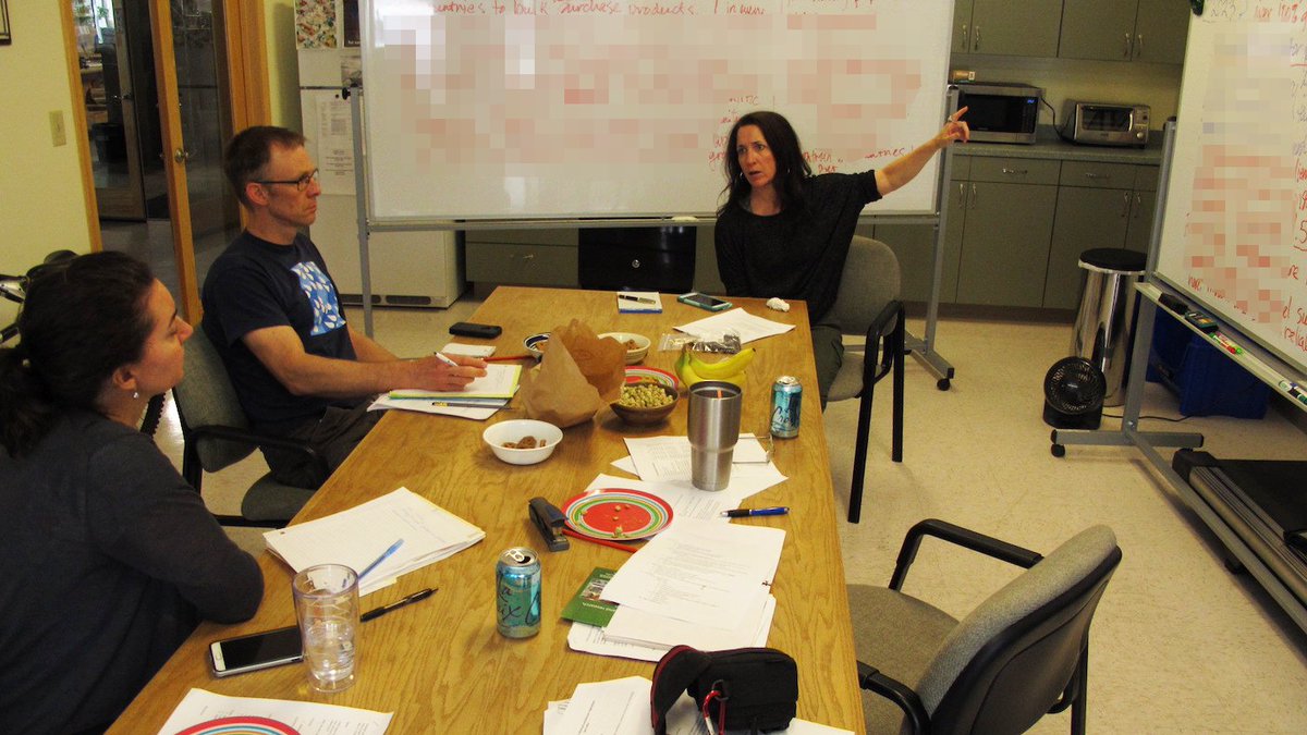 gravelbar's tweet photo. Future back planning at #LRRD today with my brilliant colleagues Jim and Beth, and @TalyboCreative  leading us.  Grateful, happy, and hopeful that we'll do amazing things. https://t.co/cGe8t61pdj