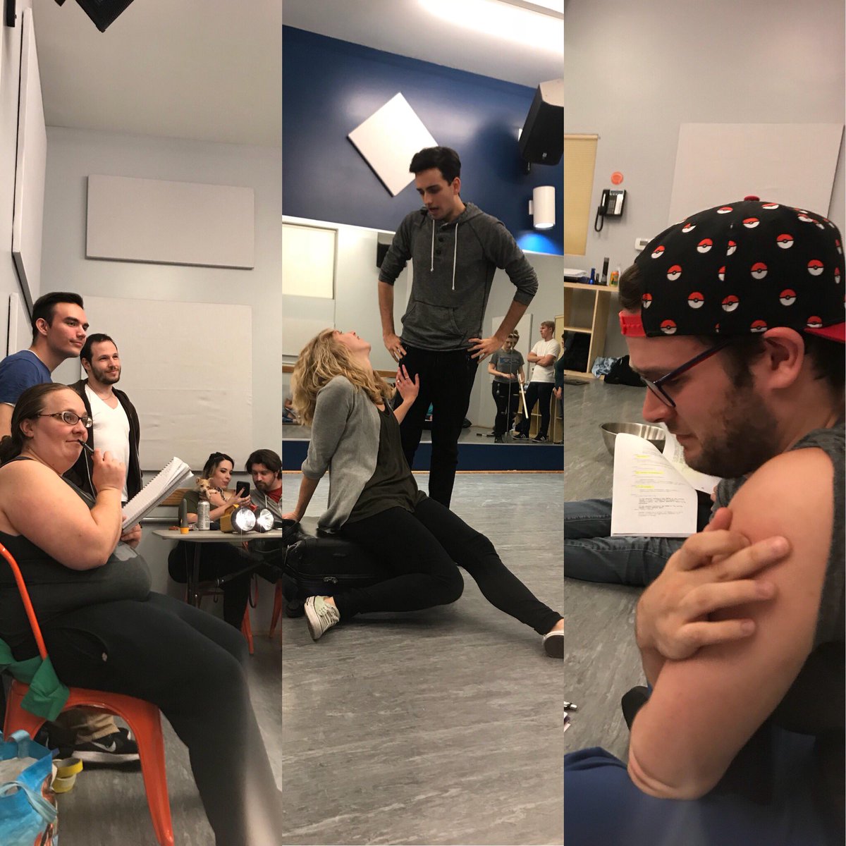 MBStage's tweet photo. Participants are preparing for the run of #TheStudy at @ComplexHwood for @hollywoodfringe. 
There is still time to sign up to be a volunteer in this study of the #fightorflight response. 
#MBStage needs you! 
Info available at https://t.co/Ry3xaiwrHi
#HFF18 https://t.co/PRZfTUgHI3