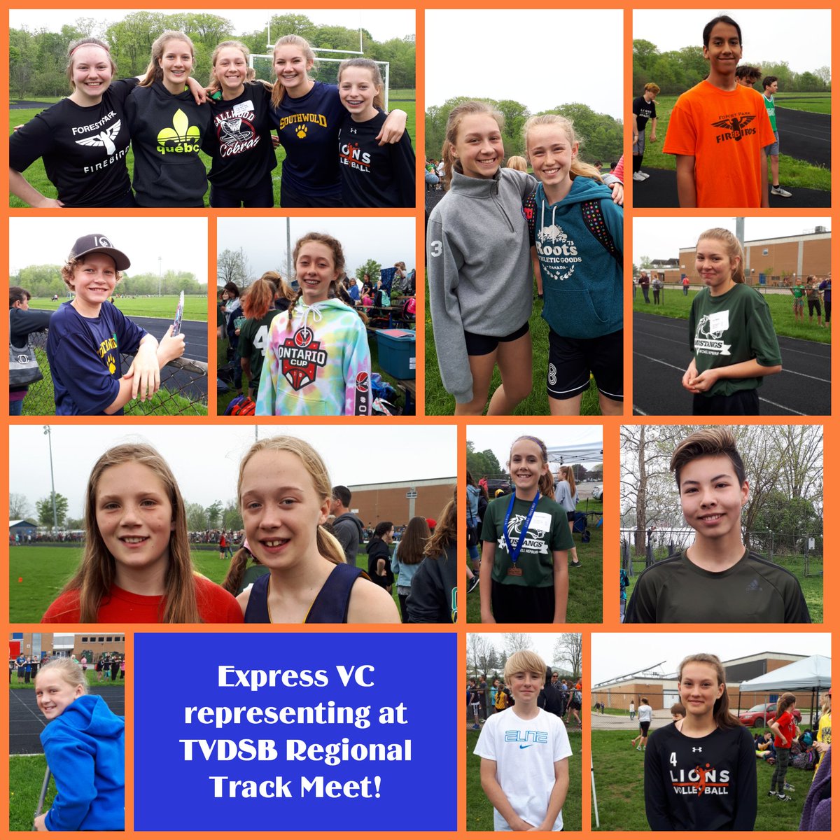 express_vc's tweet photo. #ExpressVC representing at #TVDSB #Regional #Track Meet. #volleyball #trackandfield #stthomasontario #stthomasexpress #volleyball #stthomasproud #volleyballboys #volleyballgirls #sttont #joyandtechnique #expressvc #stevc https://t.co/p8wkQjzR8K