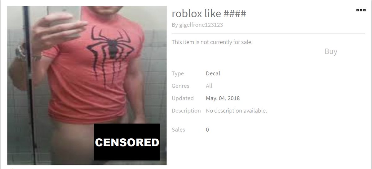 Lord Cowcow On Twitter How This Passed Moderation I Will Never - warning if you click the link you will see the uncensored version https www roblox com library 1711043202 roblox like pic twitter com iee2llezut