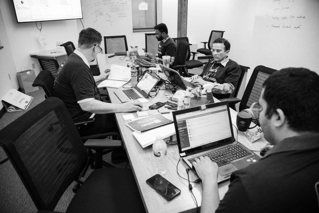 sushanth_ms's tweet photo. #ERIEMendixHack 12 hours straight! still going strong! #Brainstorming #slack #ErieInnovationDistrict #RaceAgainstTime #ERIE #Insurance #Mendix #Hack #Hackathon @erie_insurance @Mendix @Innovate_Erie https://t.co/DD8zoo7TIY