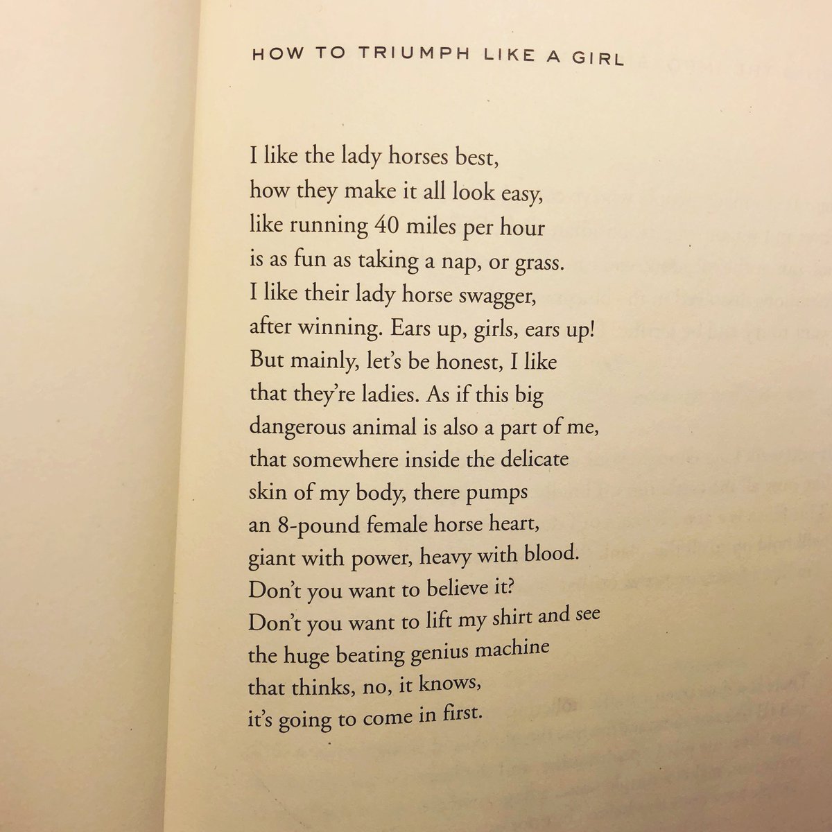 slbarrett87's tweet photo. This is the first poem of the book and I am already IN THIS. 😍 #AdaLimon #BrightDeadThings #ladyhorseswagger #poetry https://t.co/aMrKXsze6B