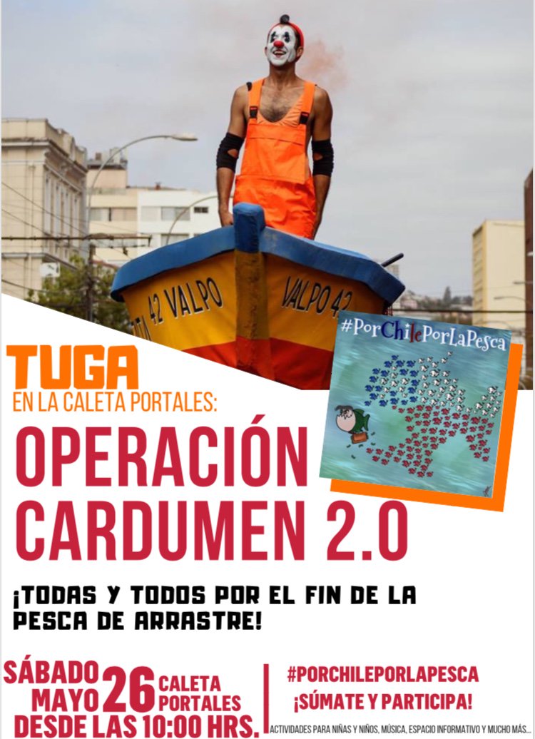 RDValparaiso's tweet photo. #OperacionCardumen sábado 26 de mayo, Caleta Portales desde la 10 horas, #FinALaPescaDeArrastre junto a @MimoTuga ...ahí nos vemos!!
@RDemocratica @elfrente_amplio @FAValpo @jorbritoh https://t.co/hKus3yossA