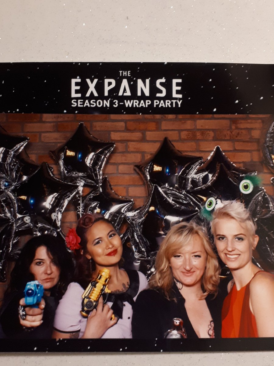 We are the ladies that create all the graphics on the Expanse. It's usually a man's world....not here....#SavetheExpanse #TheExpanse