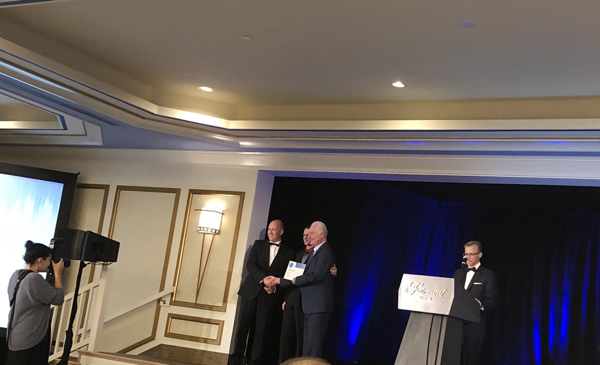 RahmanNow's tweet image. Congratulations to M. Reinholdt from @Siemens for winning the #EngineeringImpact #Award given by Dr Truchard and Dave Wilson for developing a cost-efficient way to test high-speed and commuter trains #NIWeek🌻