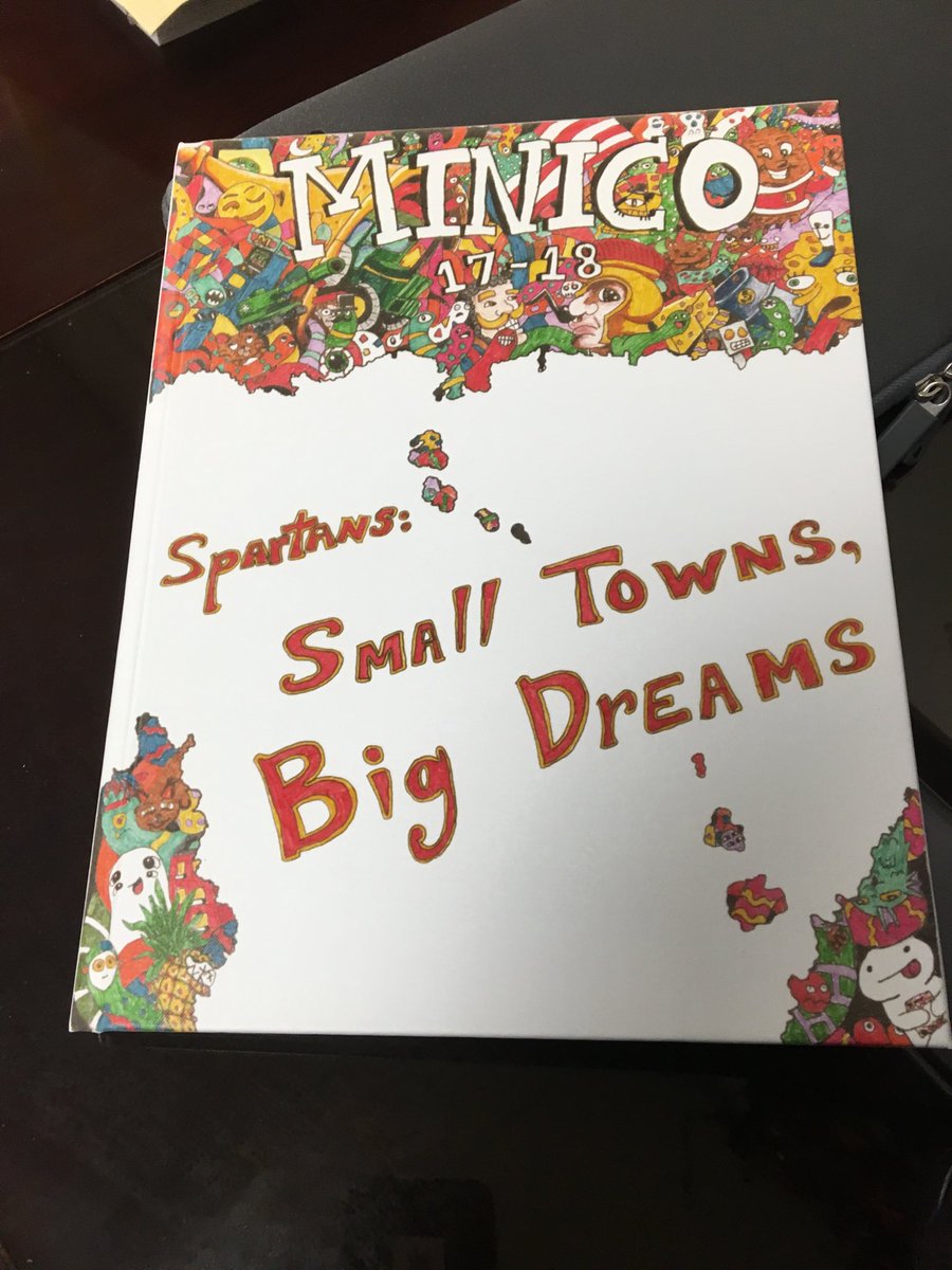 MinicoHS's tweet photo. Kudos to Minico’s yearbook staff and advisor Mrs. Cameron for a fantastic yearbook! Well done annual staff!#sd331 https://t.co/DW6f9GgAKK