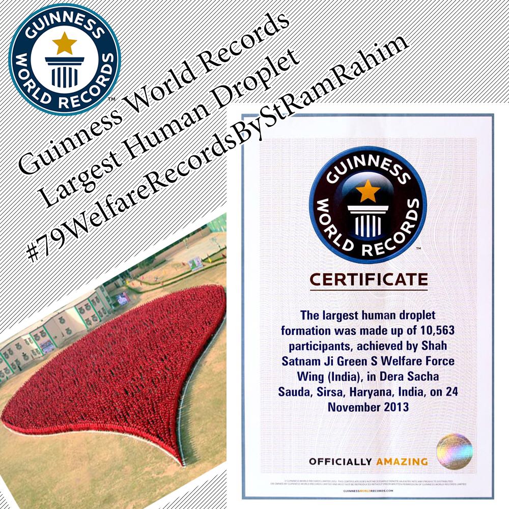 TheWelfareWork's tweet photo. #GuinnessWorldRecordsByStRamRahim https://t.co/E3unj9XoE9