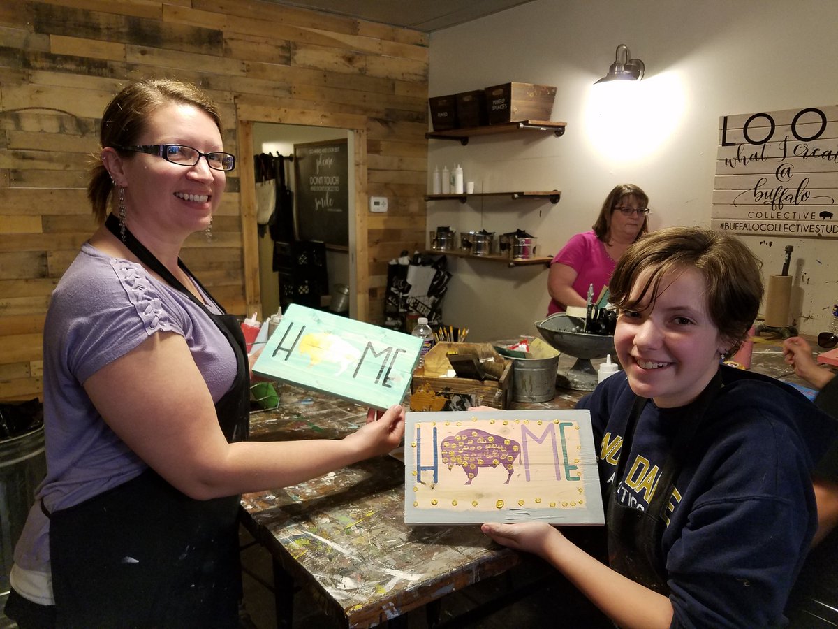 VCAssociation's tweet image. Thanks @bflocollective1 for a fun family field trip! Our Striving For Excellence families had a great time and everyone's homemade signs turned out great!