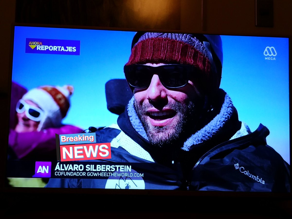 Tremendo @alvasil primera expedición en silla de ruedas en lograr una cumbre sobre 5.000 mts .@wheeltheworld haciendo el turismo inclusivo.